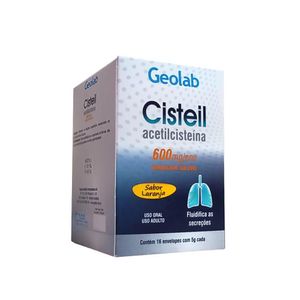 Cisteil 600mg/g Granulado para Solução de Uso Oral com 16 Envelopes com 5g