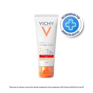Protetor Solar Facial Vichy Capital Soleil UV-Pigment Control Cor 1.0 FPS60 40g