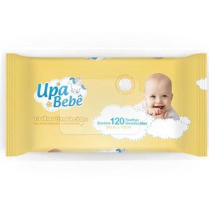Toalhas Umedecida Upa Bebê com 120 Unidades
