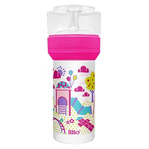 Mamadeira Super Divertida Rosa Sil Lillo 260ml