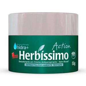 Desodorante Herbíssimo Creme Action Masculino 55ml