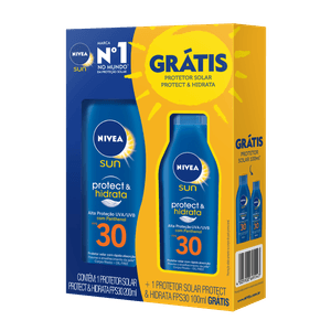 Nivea Sun Proteção E Hidratação FPS30 200ml + Grátis Proteção E Hidratação FPS30 100ml