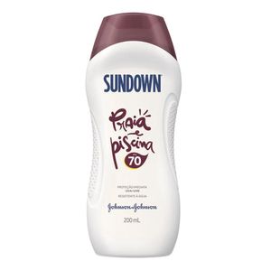 Protetor Solar Sundown FPS70 Praia e Piscina 200ml