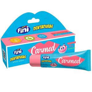 Hidratante Labial Carmed Fini Efeito gloss 3+ Anos com Dentaduras com Incolor 10g