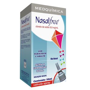 Nasalfree 9,0mg/ml Solução Nasal Frasco Spray 50ml