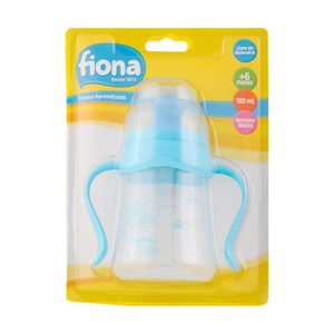 Caneca Aprendizado Cor Azul com Alças 6 Meses+ Fiona Capacidade 180ml