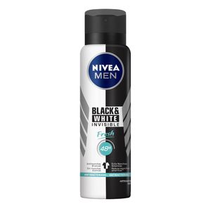 Desodorante Antitranspirante Aerosol Nivea Men Black&white Invisible Masculino 150ml