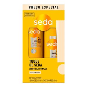 Kit Seda Toque de Seda com Shampoo 300ml + Condicionador 190ml