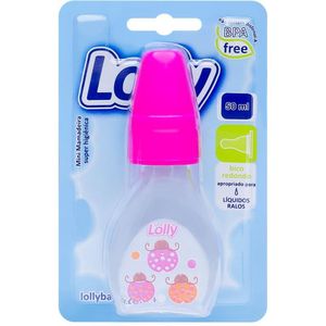 Mamadeira Baby Rosa Lolly Zoo 50ml