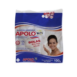 Bolas de Algodão Apolo Coloridas 50g