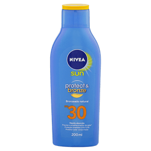 Nivea Sun Protetor Solar Protect & Bronze FPS30 200ml