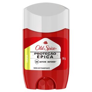 Desodorante em Barra Proteção Épica Lenha Antitranspirante Old Spice 50g
