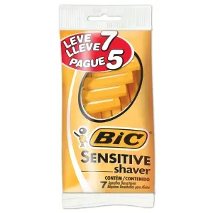Aparelho de Barbear Bic Sensitive Shaver Pague 5 e Leve 7 Unidades
