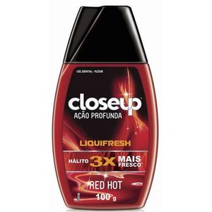 Gel Dental CloseUp Ação Profunda Liquifresh Red Hot 100g