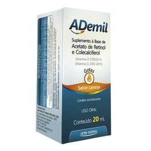 ADemil Sabor Laranja Solução de Uso Oral 20ml