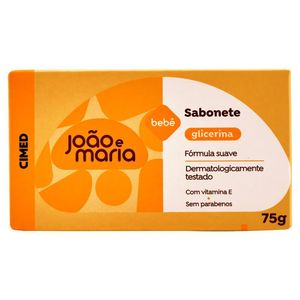 Sabonete em Barra Baby Glicerina João e Maria 75g