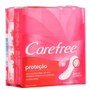Absorvente Carefree Proteção com Perfume 40 Unidades