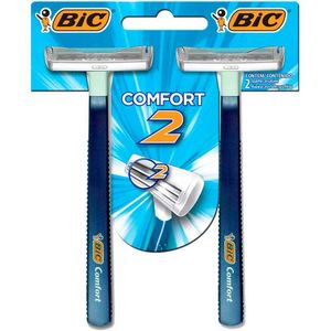 Aparelho de Barbear Bic Comfort Twin Pele Normal com 2 Unidades