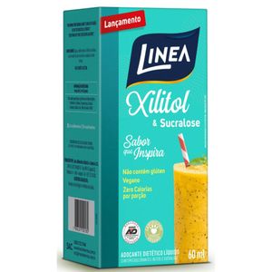 Adoçante Líquido Xilitol e Sucralose Linea 60ml