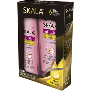 Kit Skala Brilho Impecável com 1 Shampoo 325ml + 1 Condicionador 325ml