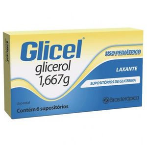 Glicel 1,667g com 6 Supositórios