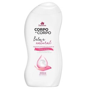 Hidratante Corporal Davene Corpo a Corpo Bela e Natural 200ml