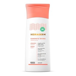 Sabonete Líquido Íntimo Hidraderm Farmax Diário Fresh 200ml