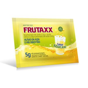 Frutaxx 2,31g + 2,19g + 0,45g Pó Efervescente de Uso Oral Sabor Abacaxi Sachê 5g