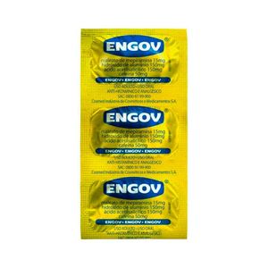 Engov 15mg + 150mg +150mg + 50mg com 25 Blísteres com 6 Comprimidos