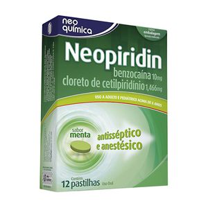 Neopiridin 1,466mg + 10mg com 12 Pastilhas