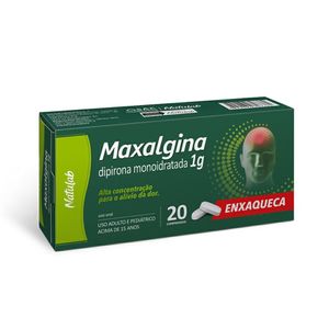Maxalgina 1g com 20 Comprimidos