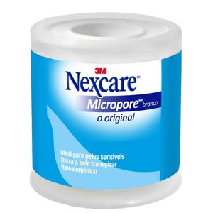 Fita Micropore Branca Nexcare 50mm x 4,5m com 1 Unidade