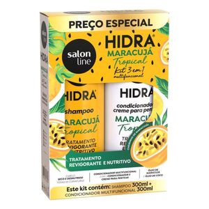 Kit Salon Line Hidra Maracujá com Shampoo 300ml + Condicionador 300ml