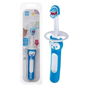 Escova Dental Baby's Brush 6 Meses+ Azul MAM com 1 Unidade