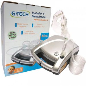 Inalador Nebulizador Nebcom V G-Tech Bivolt com 1 Unidade