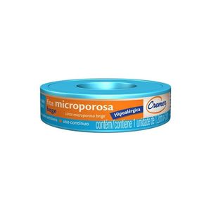 Fita Microporosa Bege Cremer 1,2cm X 4,5m com 1 Rolo