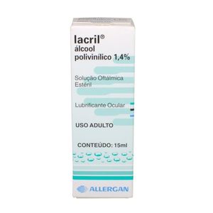 Lacril 14mg/ml com Solução de Uso Oftálmico Frasco Gotejador 15ml