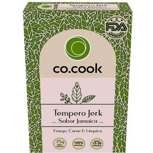 CoCook Especiaria Natural Tempero Jerk Sabor Jamaica 75g