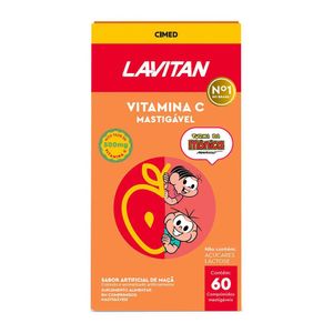 Lavitan Vitamina C Sabor Maçã com 60 Comprimidos Mastigáveis