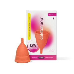 Coletor Menstrual Fleurity Coletor Pop Tipo 2 com 1 Unidade