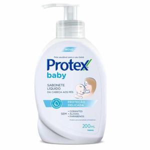 Sabonete Líquido Protex Baby Da Cabeça Aos Pés 200ml