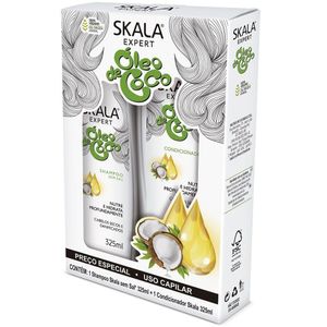 Kit Skala Óleo de Coco com 1 Shampoo 325ml + 1 Condicionador 325ml