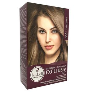 Tonalizante Excllusiv Cor Nº 800 Louro Claro Haskell com 1 Unidade