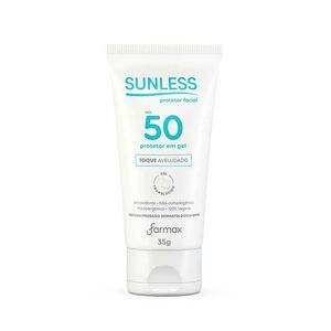 Protetor Solar Facial Gel FPS 50 Sunless Translúcido 35g