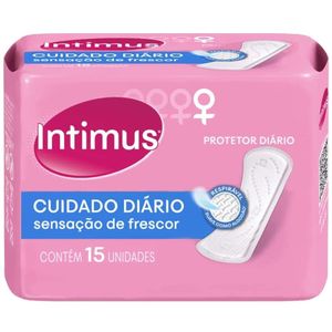 Protetor Diário Intimus Days Sem Perfume Sem Abas com 15 Unidades