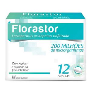Florastor 200 Milhões com 12 Cápsulas