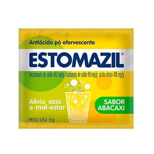 Estomazil 462mg + 90mg + 438mg Sabor Abacaxi Pó Efervescente 5g