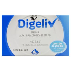 Digeliv 400FCC Pó de Uso Oral com 30 Sachês com 2g