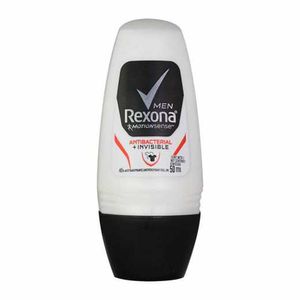 Desodorante Roll On Rexona Men Antibacterial + Invisible com 50ml