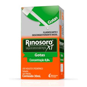 Rinosoro Xt 9.0mg/ml + 0.1mg/ml Solução Nasal 30ml